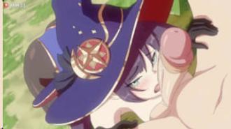  JXH33原神莫娜湿身诱惑 水元素占星师cosplay蜜穴喷射实录 