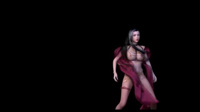 MMDLISA-SENORITA 极品混血女神3D热舞 真空紧身衣湿身诱惑 淫荡扭腰晃奶 骚穴若隐若现 3D
